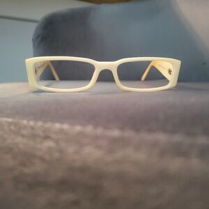 Authentic Vintage Prada Eyeglasses Glasses Frames Y2K Cream